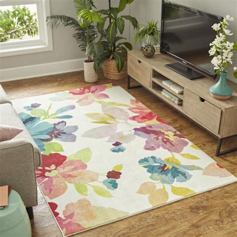 Mohawk Home Prismatic 8 X 10 Floralbotanical Tropical Area Rug In The