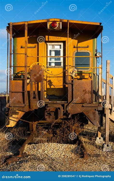 Abandoned Rail Car Stock Image Image Of Countryside 208289547