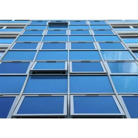 Aluminium Glazed Curtain Wall For Residential And Commercial Rs 375
