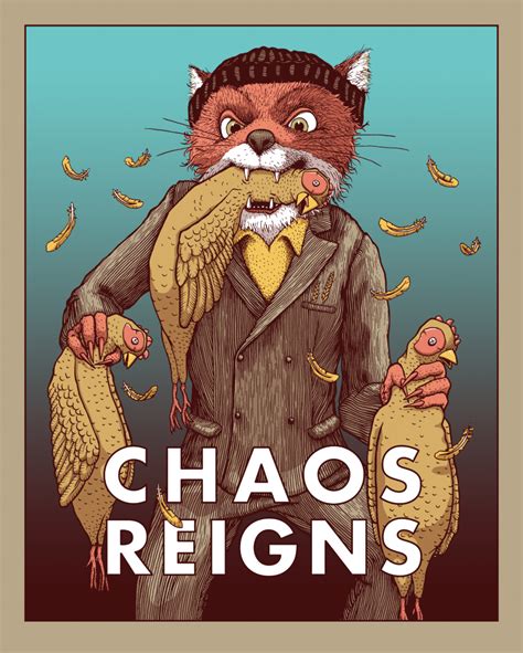 Chaos Reigns By Dan Grissom Poster Cabaret