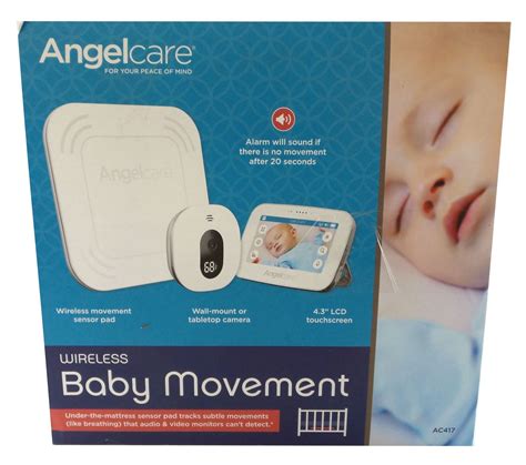 Angelcare Wireless Baby Monitor With Body Movement Sensor Pad See Desc