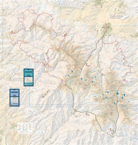 Pirin Ultra Routes Map Printed Routes Map Of Pirin Ultra