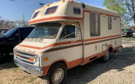 Road Trip Runner 1978 Dodge Class C Camper Barn Finds