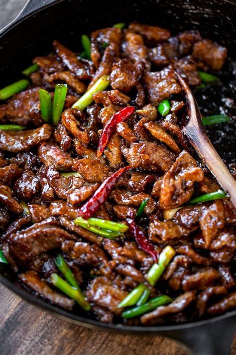Mongolian Beef Authentic Chinese Food Recipes