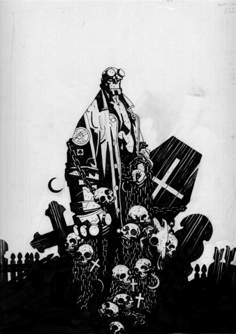 Hellboy By Mike Mignola Comic Book Artists Comic Books Art Comic Art
