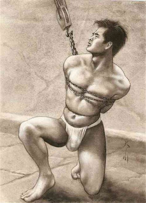 Tatsuji Okawa Handsome Young Men In Bondage Fetish Artists