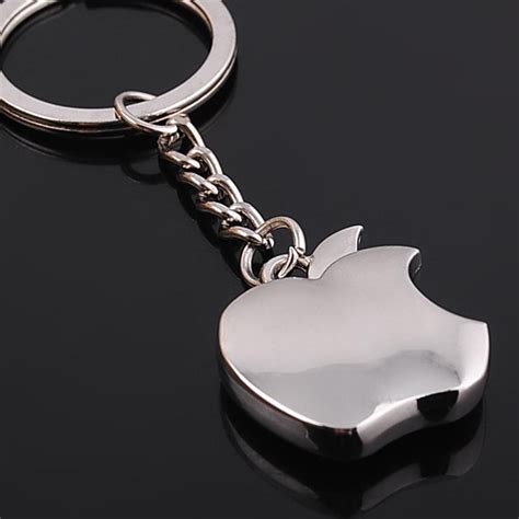 New Arrival Novelty Souvenir Metal Apple Key Chain Creative Ts Apple