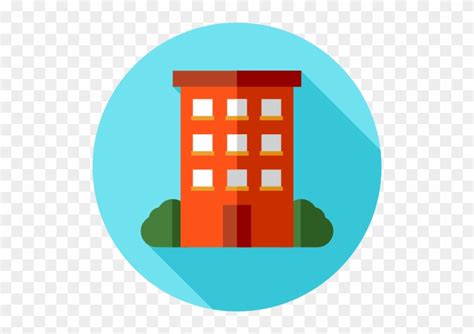 Free Buildings Icons Building Flat Icon Png Free Transparent Png