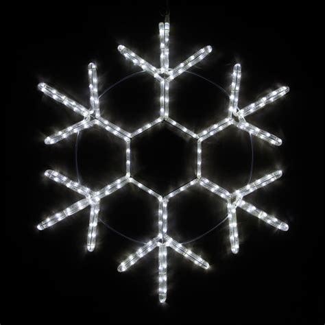 Led 18 Point Snowflake Cool White Lights