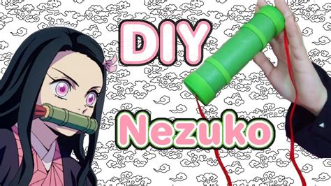 Diy Nezuko Bamboo Muzzle Easy And Cheap Demon Slayer Cosplay 竈門禰󠄀豆