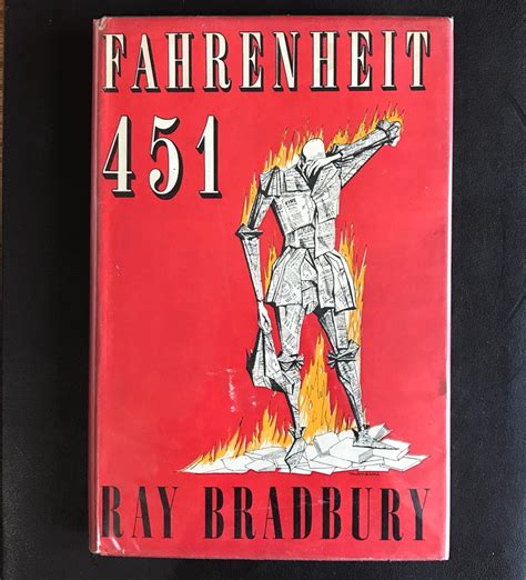 Fahrenheit 451 Par Bradbury Ray Hard Cover 1954 First Edition