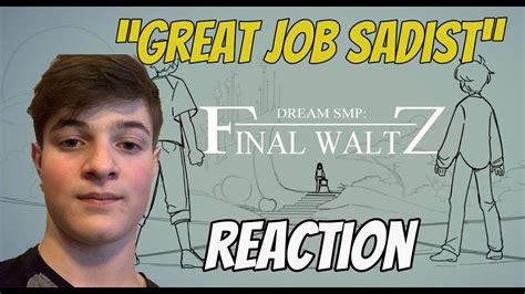 Tubbo Reacts To Final Waltz Dream Smp Animation Youtube