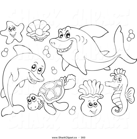 Ocean Animals Coloring Pages For Preschool At Free
