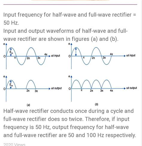 How To Calculate Frequency Of Full Wave Rectifier Haiper