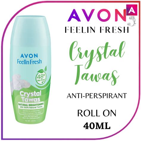 Avon Feelin Fresh Crystal Tawas Deodorant Roll On For Women 40ml