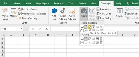 How To Insert Checkbox In Office 365 Excel Printable Templates