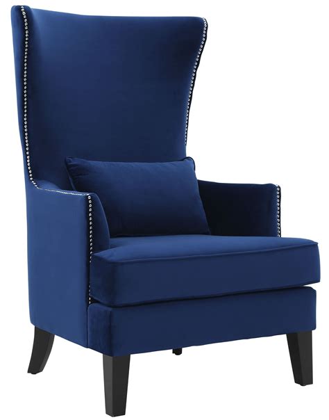 Bristol Navy Tall Chair From Tov Coleman Furniture