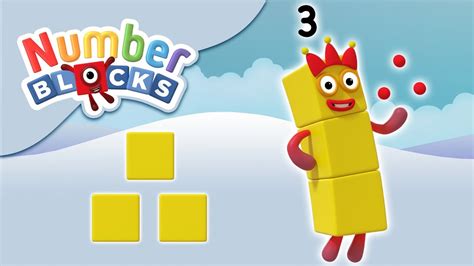 Numberblocks Meet The Number Three Learn To Count At Home Youtube