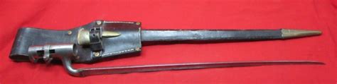 Bayonets British British Pattern 1853 Enfield Socket Bayonet And Scabbard