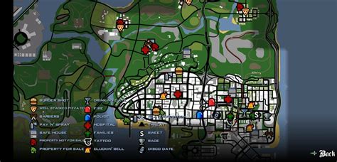 Gta San Andreas Map Icons Grand Theft Auto Peace Symbol Trailer Hot