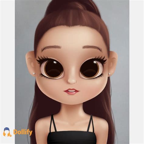 avatar de ariana grande dollify dibujos de chicas kawaii dibujos animados de chicas imagenes