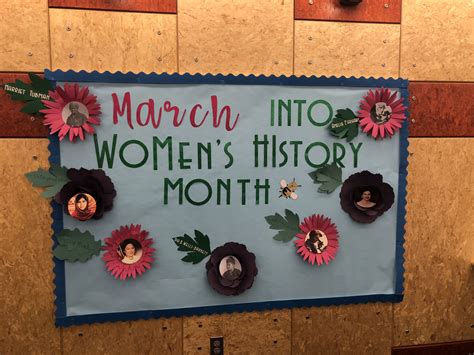Womens History Month Bulletin Board Printables Printable Words Worksheets