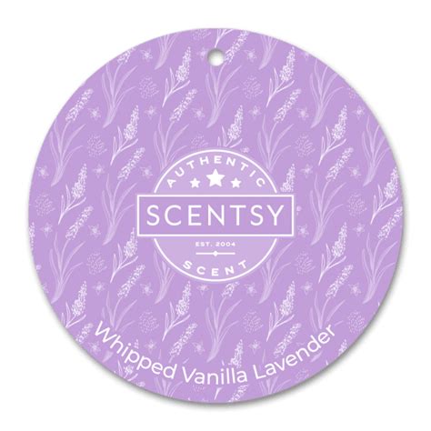 Whipped Vanilla Lavender Scentsy Scent Circle
