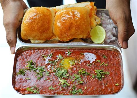 garma garam pav bhaji with amul butter no caption needed right this one was totally lip