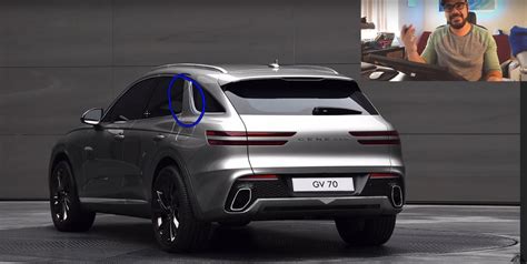 Youtube Artist Proves The Genesis Gv70 Is A Great Looking Porsche