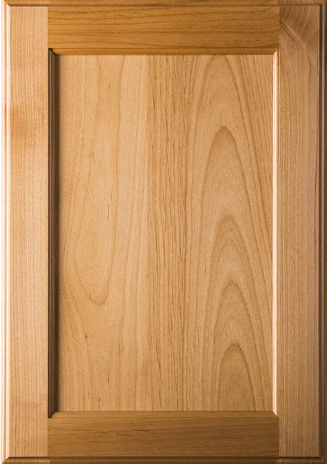Unfinished Superior Alder Cabinet Door With Flat Panel