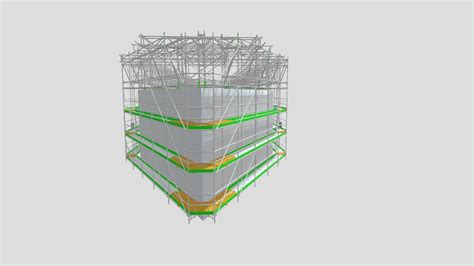 Yacht Scaffold Systems Containment 3d Model By Unique Cad Solutions