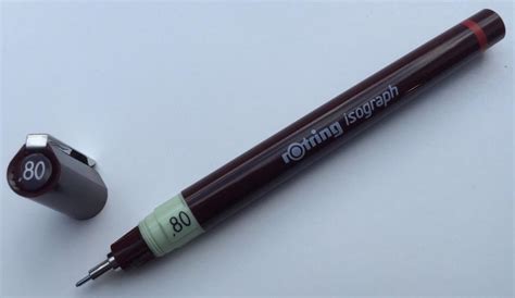 Rotring Isograph Technical Drawing Pen 08 Mm Junglelk