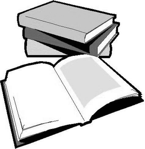 Stack Of Books Clipart Black And White Free Download On Clipartmag
