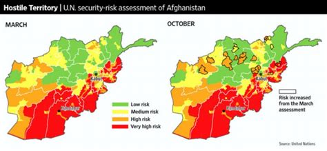 Supported initially by close allies, they were later joined by nato beginning in 2003. Afghanistan War: Deterioration In Afghanistan - UN Map ...