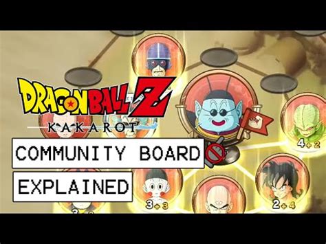 The community boards are a small but neat bonus to the game itself. Dbz Kakarot Community Board Setup Reddit