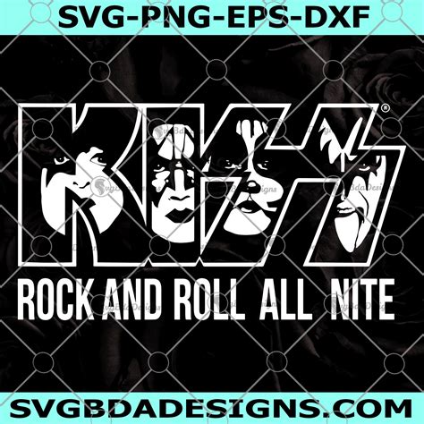 Kiss Alive Worldwide Svg Rock And Roll All Nite Svg Kiss Alive