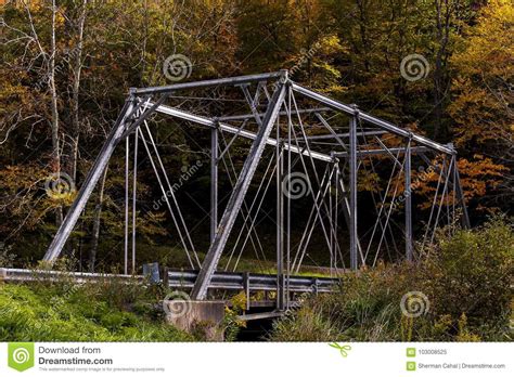 Historic Pratt Truss Bridge East Fork Greenbrier River West Virginia