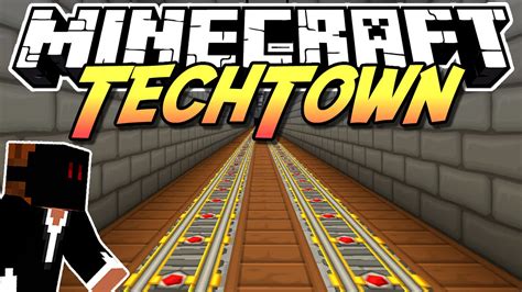 Minecraft Techtown High Speed Strecke 92 Debitor Youtube