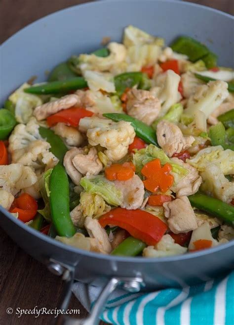The fantastic thing is, you can make it at home so easily. Chicken Chop Suey - speedyrecipe.com