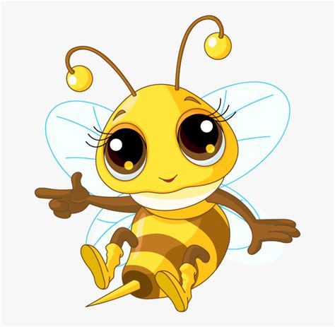 Lady Bumble Bee Cartoon Clipart Png Download Bees Knees Free