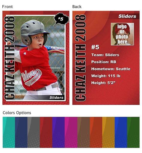 Sports Trading Cards Template Vol 2 — Trading Card Template