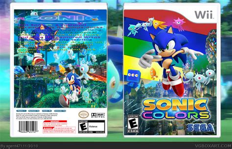 Sonic Colors Wii Box Art Cover By Agent471