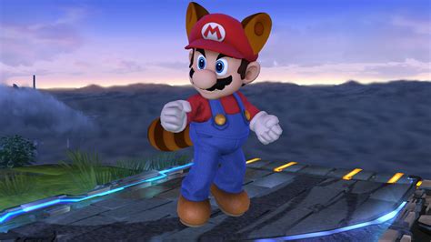 Raccoon Mario Skin Super Smash Bros Wii U Mods