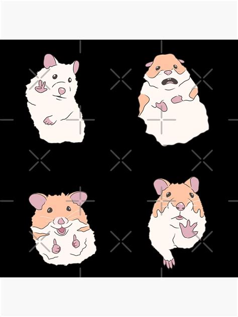Hamster Meme Poster For Sale By Pauli Redbubble