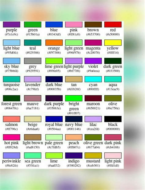 Pin By Simran On Different Colors Wd Names Color Color Names Quote