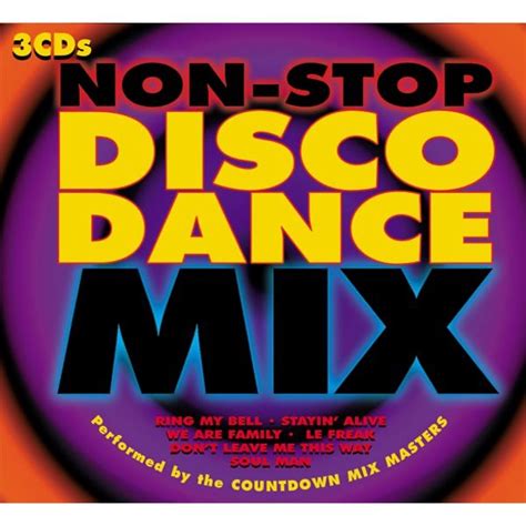 non stop disco dance mix album cover by countdown mix masters