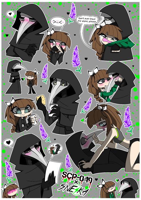 Scp 049 J Plauge Doctor Anime Girl Neko Cartoon Art Styles Aesthetic Art Monsters Sarah