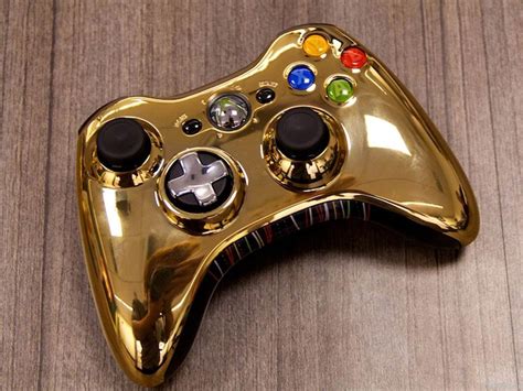 Star Wars Special Edition Gold Wireless Controller C3po For Xbox 360 By