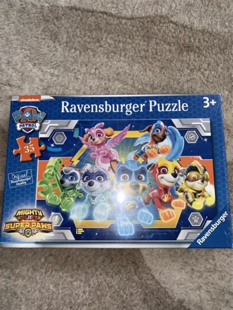 Paw Patrol Mighty Pups Super Paws Jigsaw Puzzle 35pcs Ravensburger Age