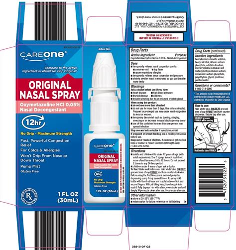 What's my risk for sinus infection? answered by dr. CARE ONE NASAL (spray) American Sales Company